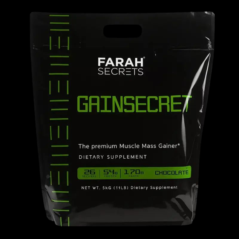 Farah-Secret-GAIN-SECRET-5kg-26-Servings-Chocolate Farah Secret Gain Secret 5K - الصورة 1